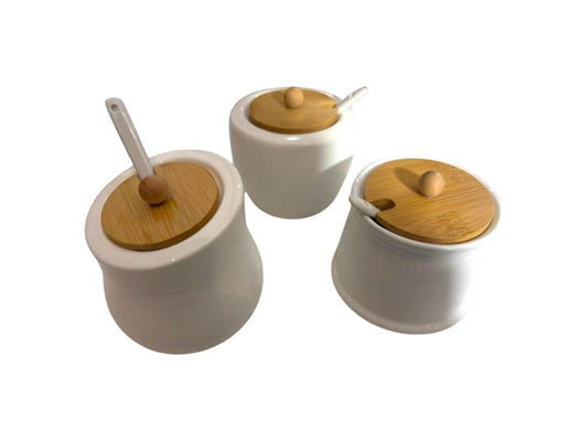 Azucacero de porcelana