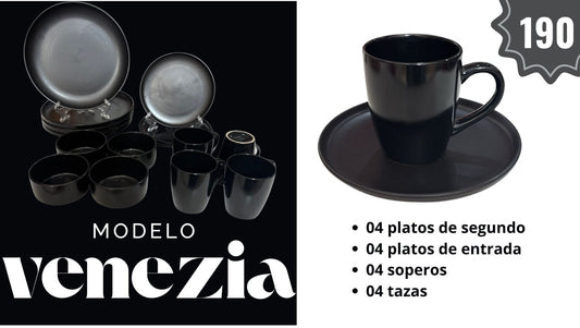Juego de vajillas modelo Venezia